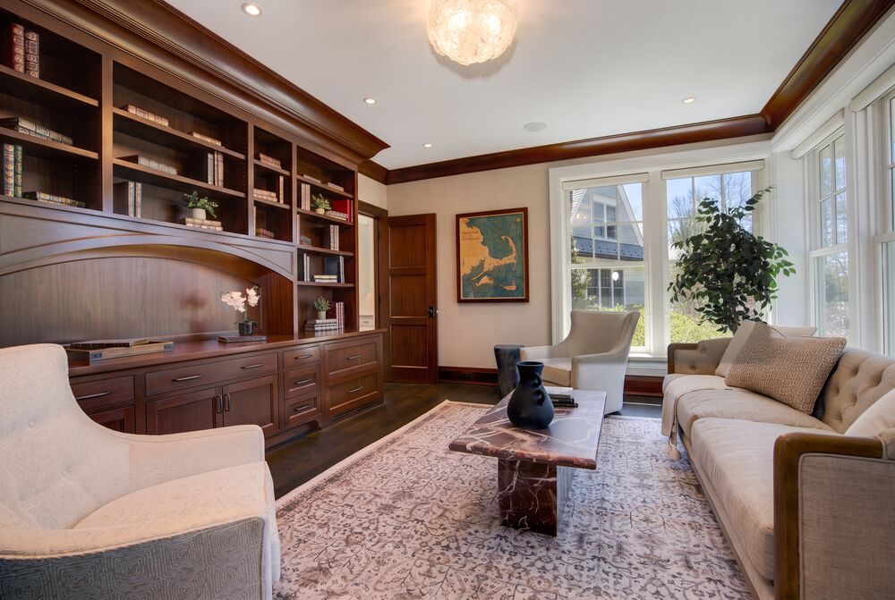 home office — panelled library
